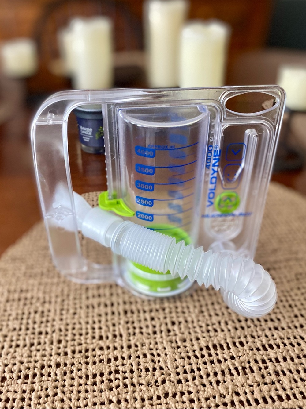 VOLDYNE 2500ML VOLUMETRIC INCENTIVE SPIROMETER FOR BREATHING LUNG EXERCISES